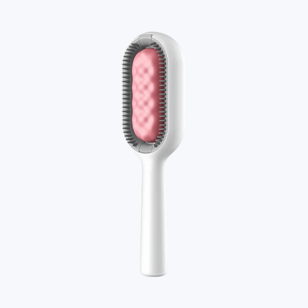 Double Sided Cat Grooming Brush with Soft and Firm Bristles for Cats and Kittens
