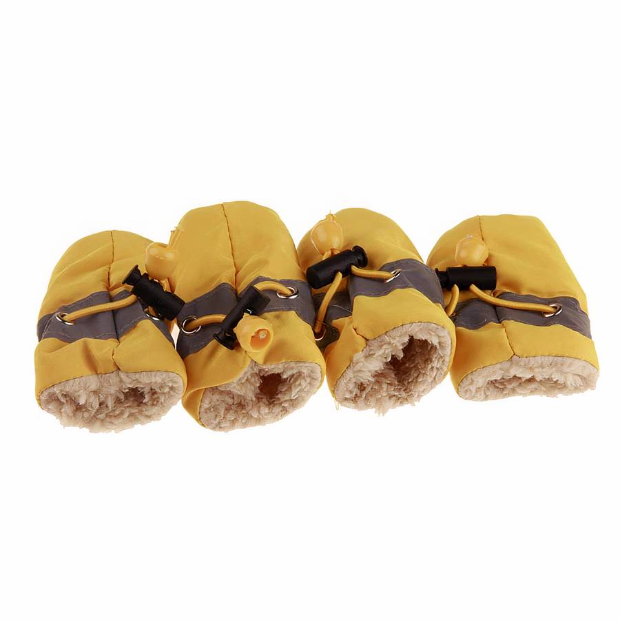 Solid Color Warm Dog Booties