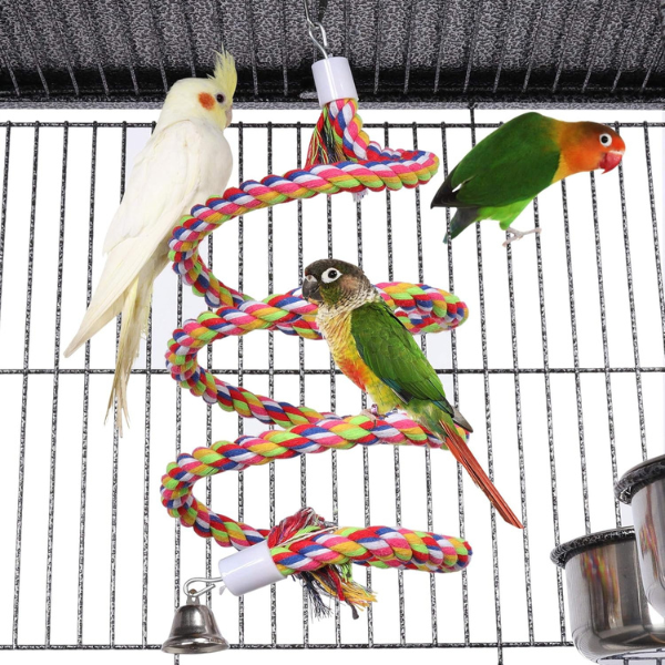 Bird Cage Aviary 18 x 14 x 39 Inch Large Bird Cage with Spacious Enclosure