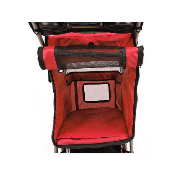 Small Dog and Cat Stroller Up to 33 lbs Pet Carrier Buggy for Cats and Dogs