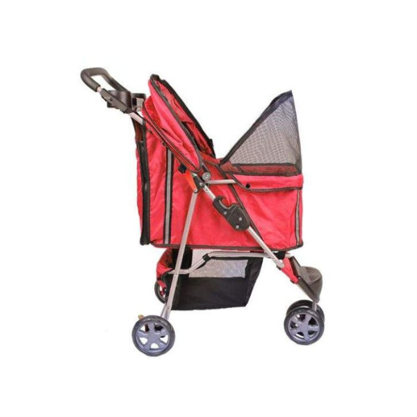 Small Dog and Cat Stroller Up to 33 lbs Pet Carrier Buggy for Cats and Dogs