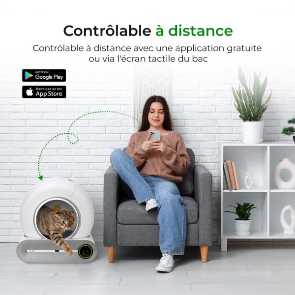 Smart Connected Automatic Cat Litter Box
