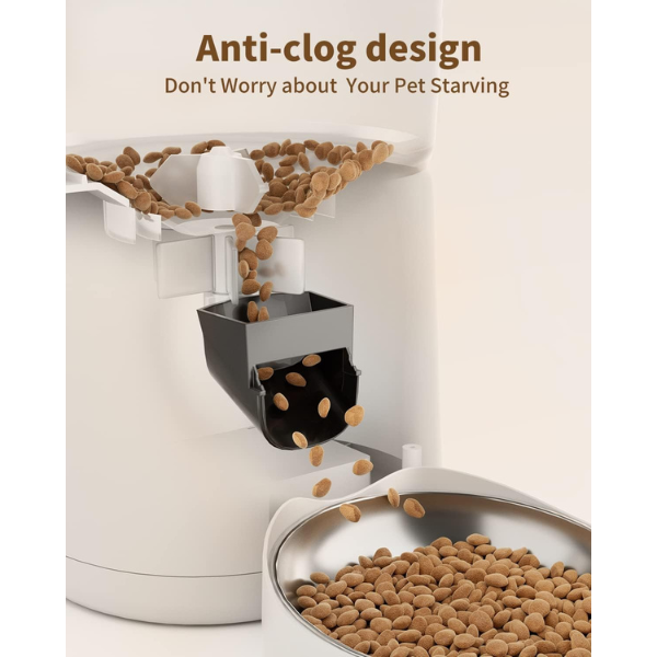 Smart Cat Feeder Automatic Connected Dry Food Dispenser for Cats