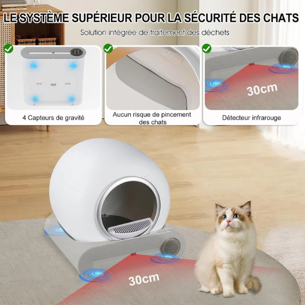 Smart Connected Automatic Cat Litter Box