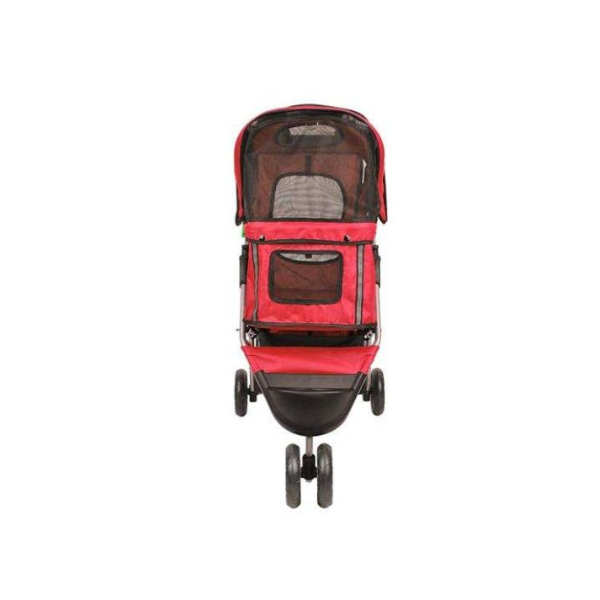Small Dog and Cat Stroller Up to 33 lbs Pet Carrier Buggy for Cats and Dogs