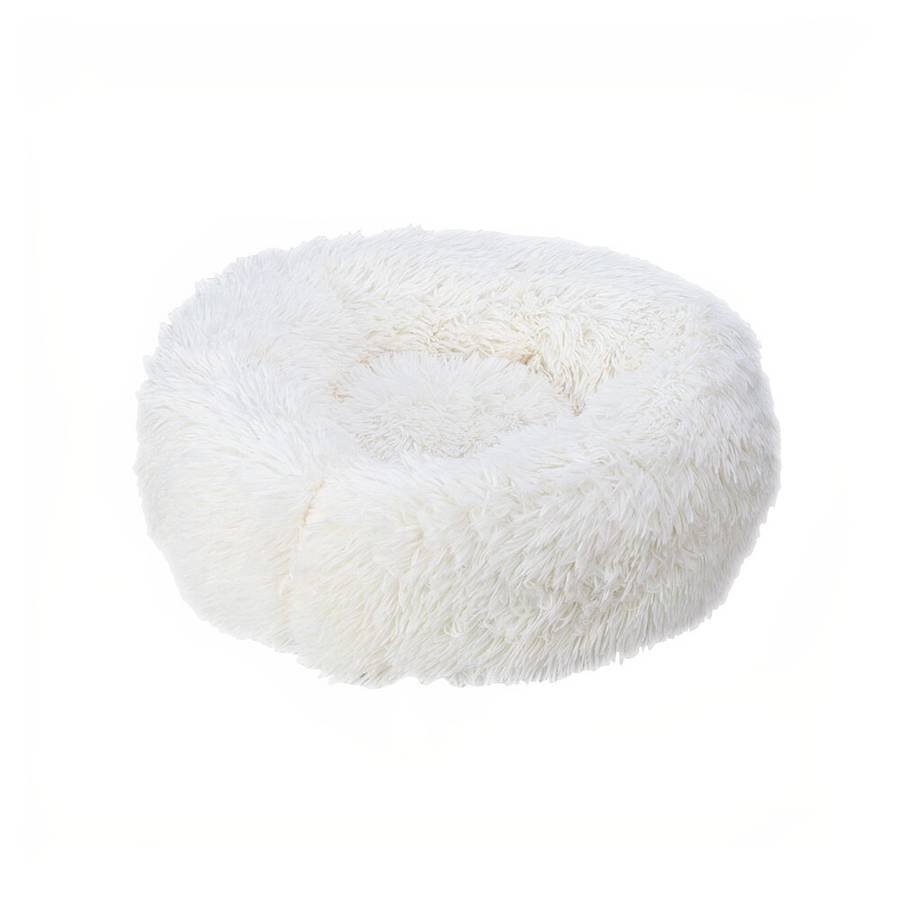 Ultra Soft Fleece Pet Bed Cozy Plush Basket