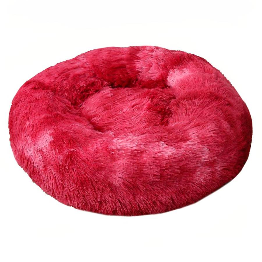 Ultra Soft Fleece Pet Bed Cozy Plush Basket
