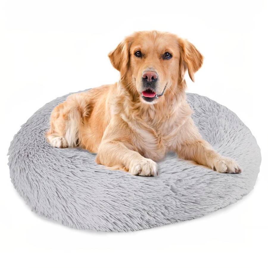 Ultra Soft Fleece Pet Bed Cozy Plush Basket