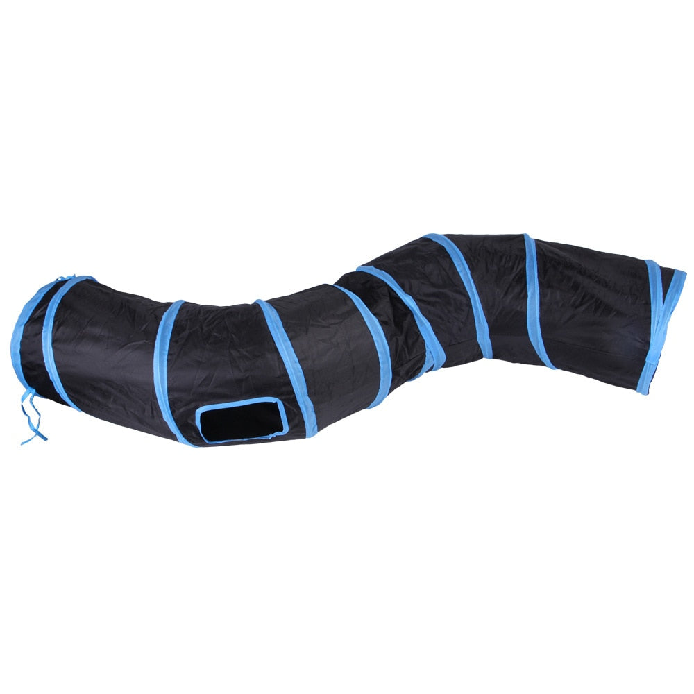 Cat Tunnel Toy Play Tube Interactive Cat Activity Tunnel