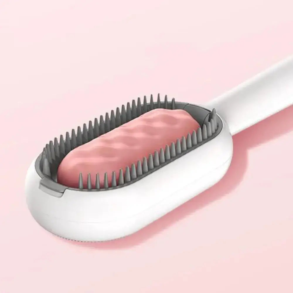 Double Sided Cat Grooming Brush with Soft and Firm Bristles for Cats and Kittens