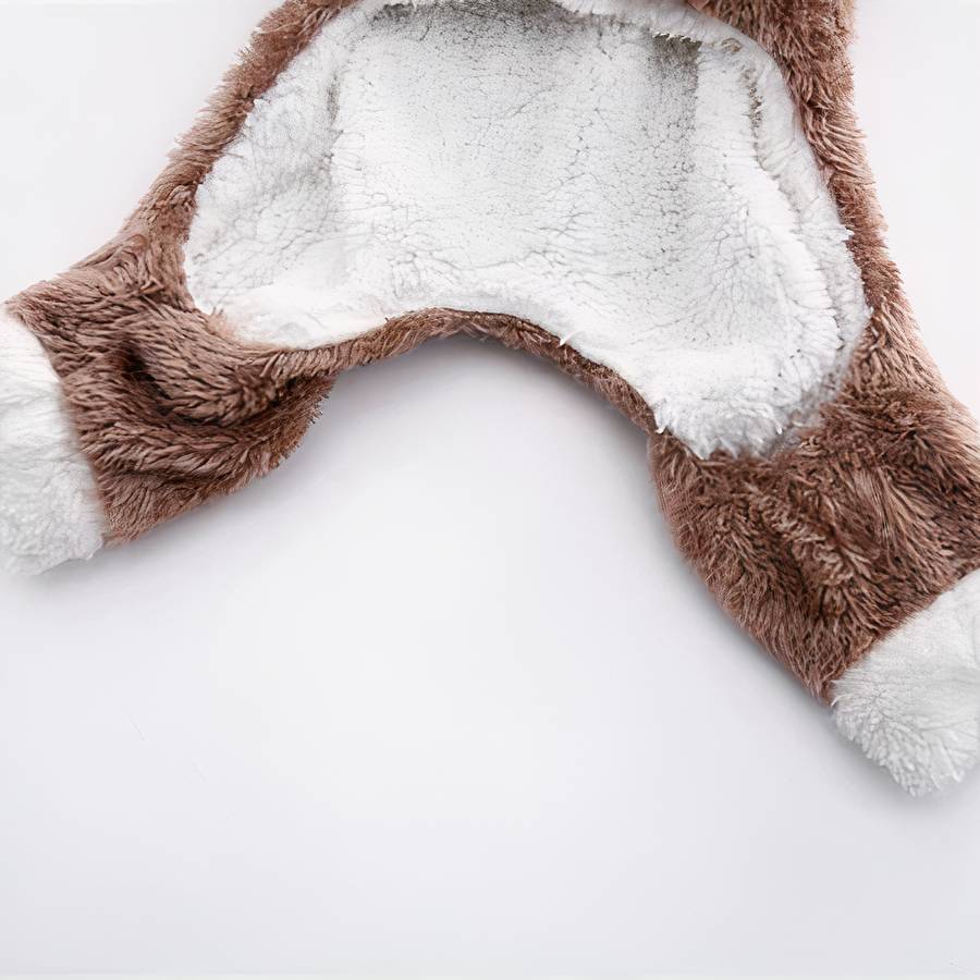 Warm Fleece Cat Costume Cozy Pet Outfit Soft Cats Clothes