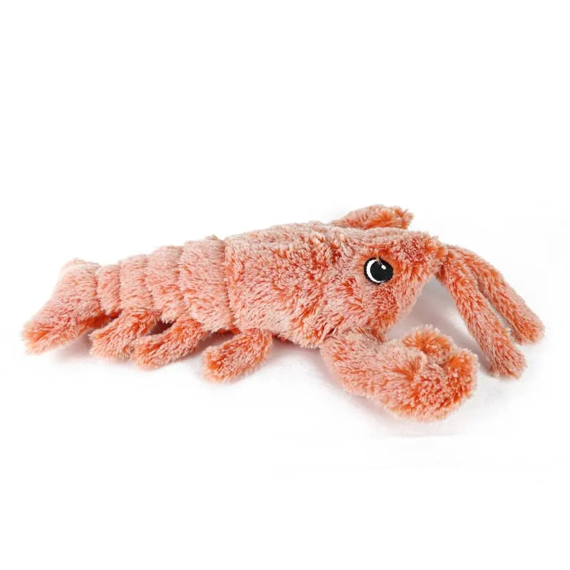 Interactive Pet Toy Crayfish Plush Chew Toy for Dogs and Cats