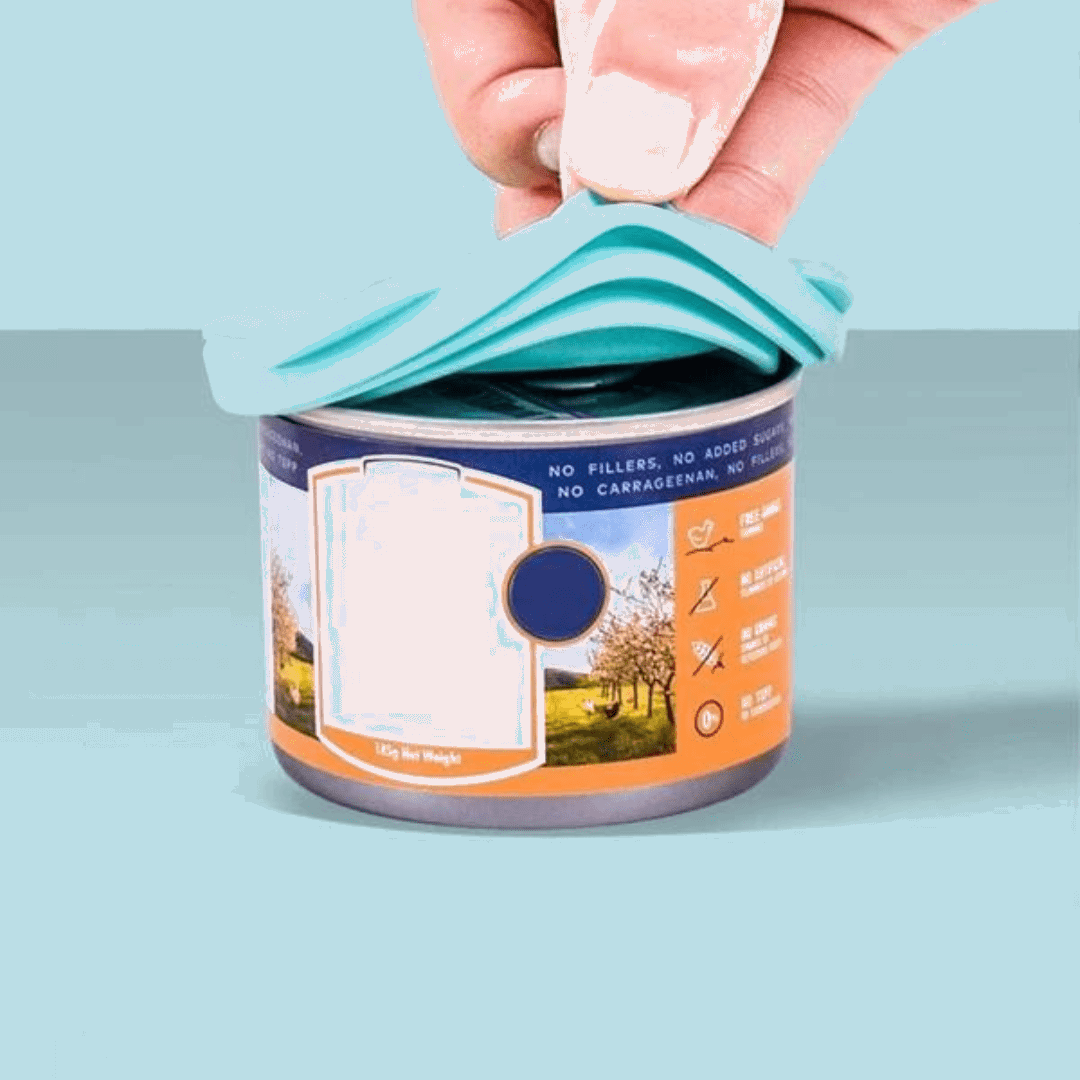 Silicone Pet Food Can Lid Cover Airtight Seal Storage Cap