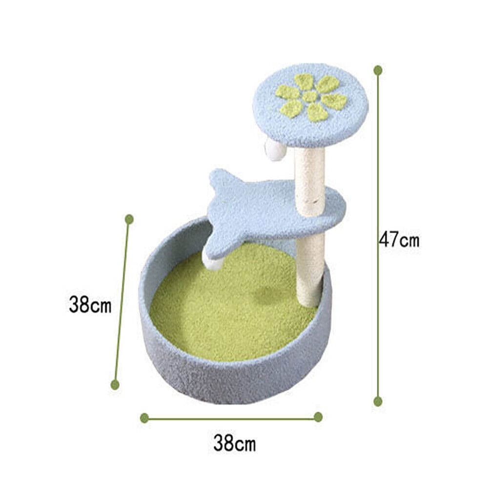 KiTree Cat Tree Small Cat Tower Compact Cat Condo for Kittens and Small Cats