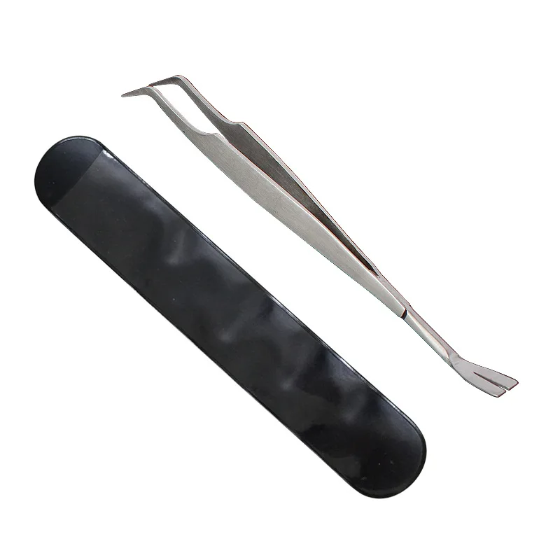 2-in-1 Flea and Tick Remover Tool for Dogs and Cats Tick Removal Tweezers Pet Grooming Tool