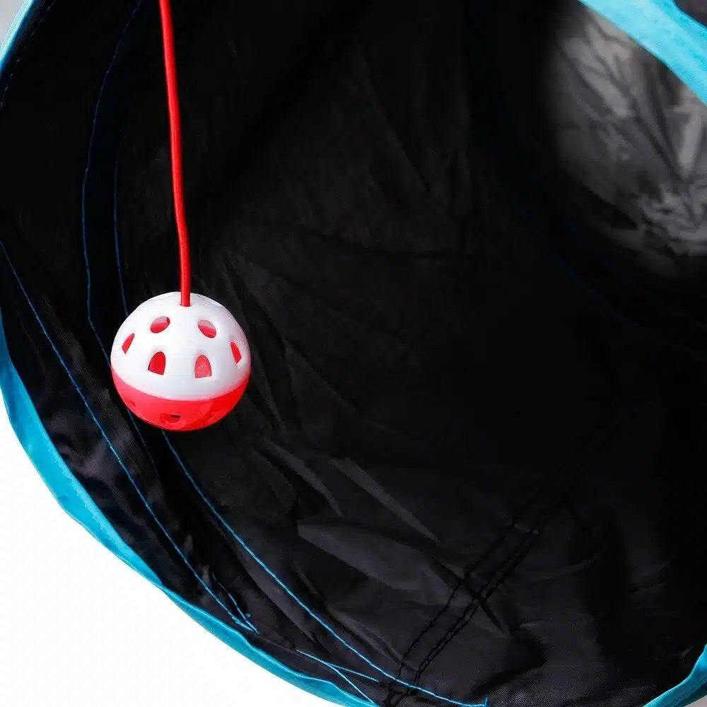 Cat Tunnel Toy Play Tube Interactive Cat Activity Tunnel