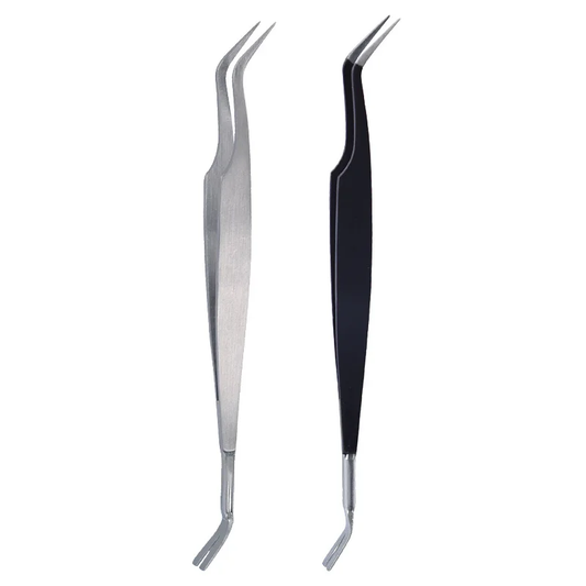 2-in-1 Flea and Tick Remover Tool for Dogs and Cats Tick Removal Tweezers Pet Grooming Tool