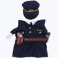 Police Officer Costume for Cats Cat Cop Outfit Pet Police Uniform Shirt for Cats