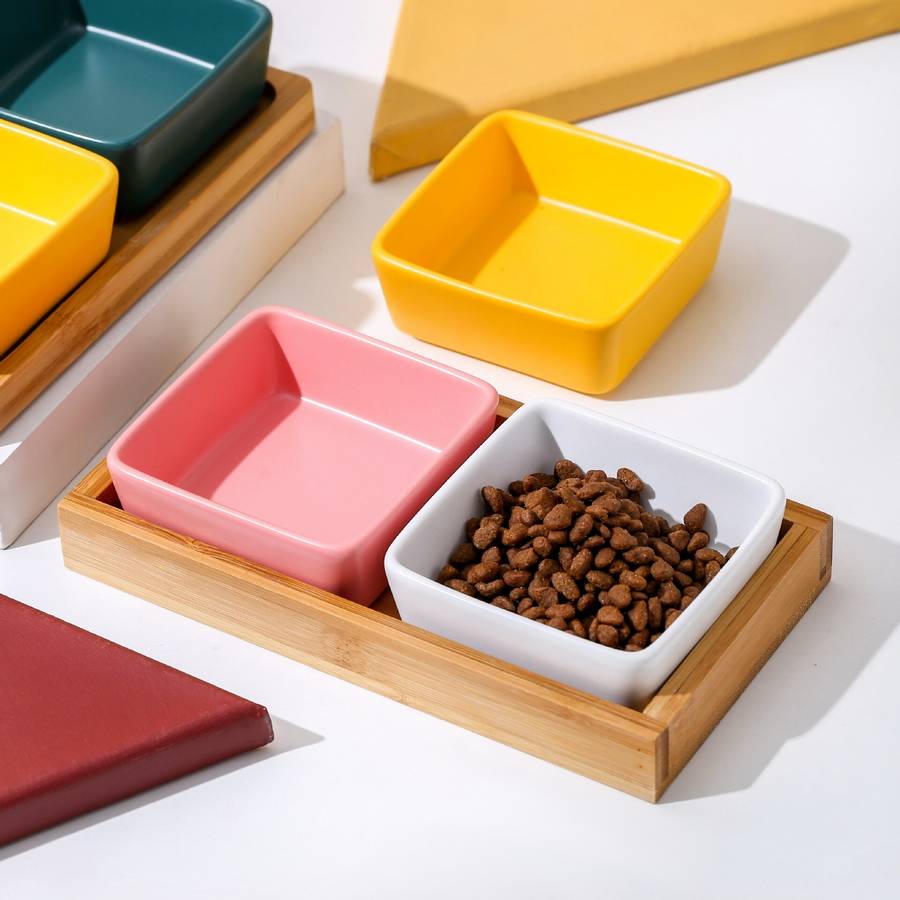 Durable Non Slip Ceramic Dog Bowl Pet Food and Water Dish