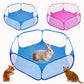 Foldable Dog Fence Portable Pet Gate Indoor Outdoor Barrier