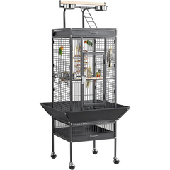 Bird Cage Aviary 18 x 14 x 39 Inch Large Bird Cage with Spacious Enclosure