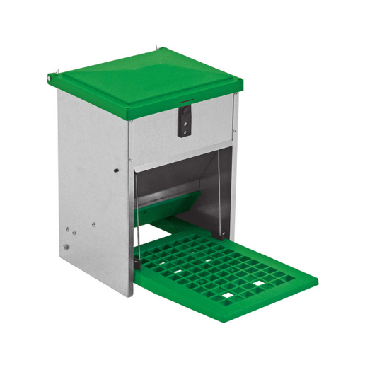 Automatic Adjustable Chicken Feeder 5kg with Pest Proof Design for Backyard Poultry