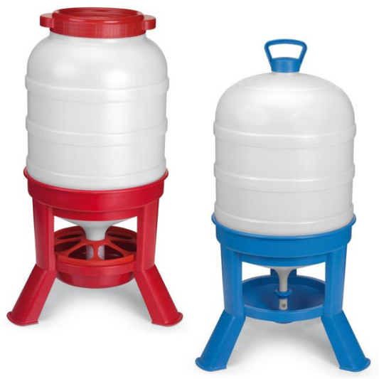 Chicken Coop Starter Kit 30 Hens 40L Waterer and 40L Feeder Set