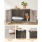 Cat Litter Furniture with Removable Divider - Cat Toilet House for Indoor Pets