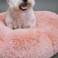 Ultra Soft Fleece Pet Bed Cozy Plush Basket