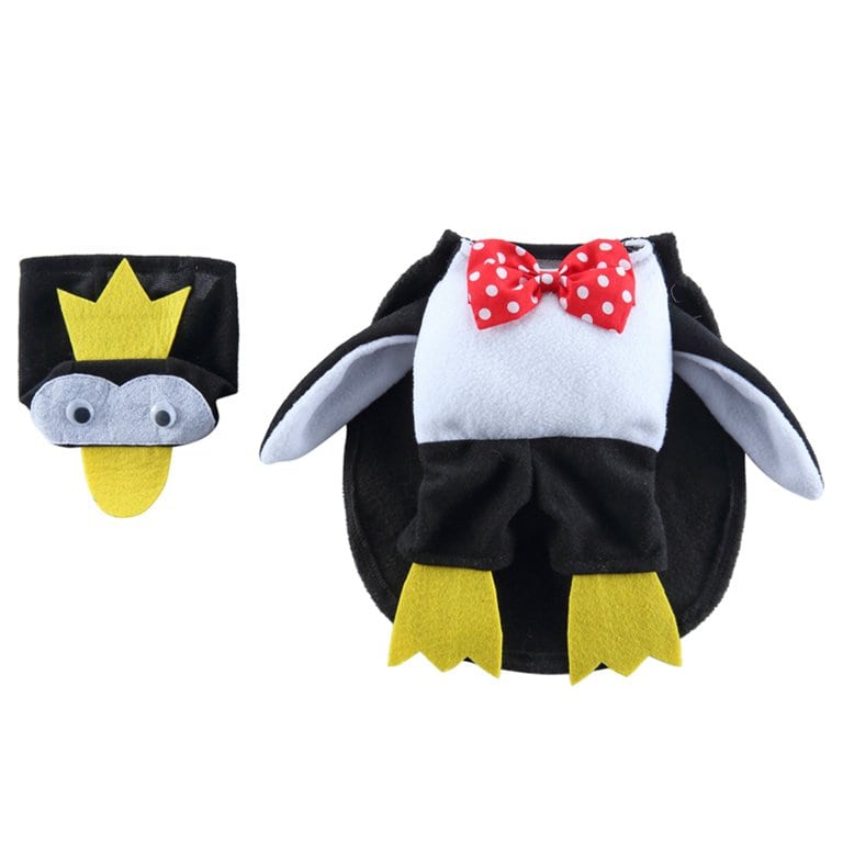 Penguin Pet Costume for Cats and Dogs Animal Dress Up Outfit