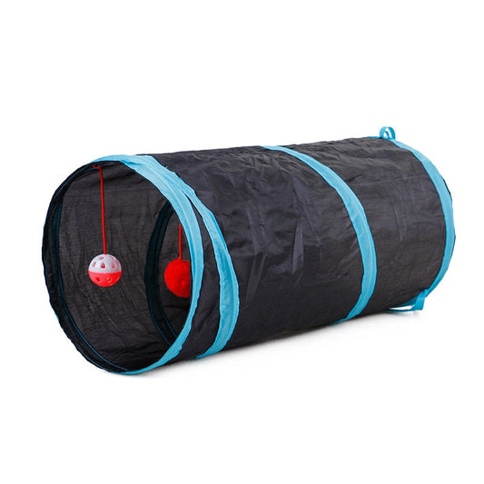 Cat Tunnel Toy Play Tube Interactive Cat Activity Tunnel