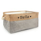 Personalized Custom Pet Storage Basket Organizer for Dog Cat Supplies