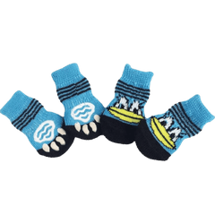 Dog Socks with Duck Pattern Non-Slip Pet Paw Protectors for Dogs