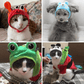 Adorable Animal Face Cat Hat Pet Costume Accessory for Cats and Kittens