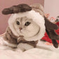 Warm Fleece Cat Costume Cozy Pet Outfit Soft Cats Clothes