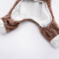 Warm Fleece Cat Costume Cozy Pet Outfit Soft Cats Clothes