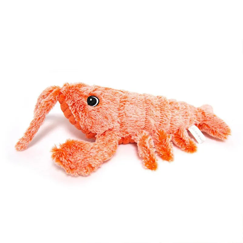 Interactive Pet Toy Crayfish Plush Chew Toy for Dogs and Cats