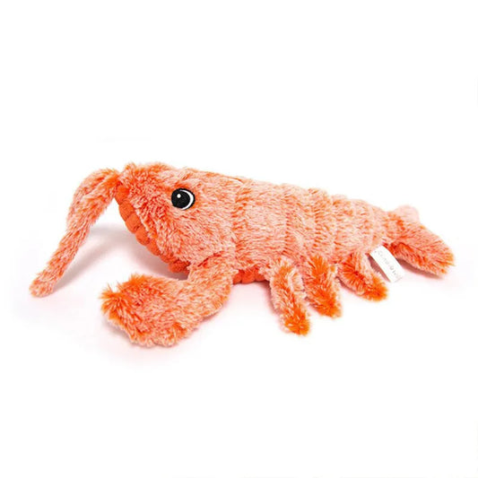 Interactive Pet Toy Crayfish Plush Chew Toy for Dogs and Cats