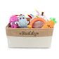 Personalized Custom Pet Storage Basket Organizer for Dog Cat Supplies
