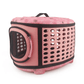 Semi-Rigid Pet Carrier Bag for Dogs and Cats Travel Tote