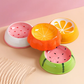 Small Ceramic Dog and Cat Bowl Fruit Design Pet Dish